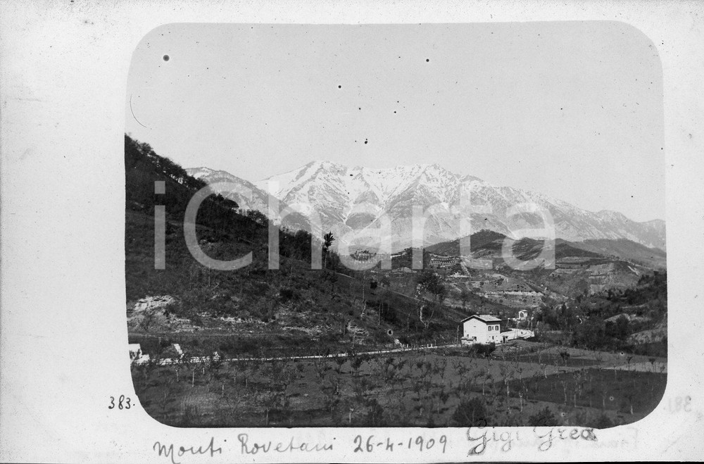 1909 ABRUZZI Veduta generale di VALLE ROVETO * Fotocartolina (2)