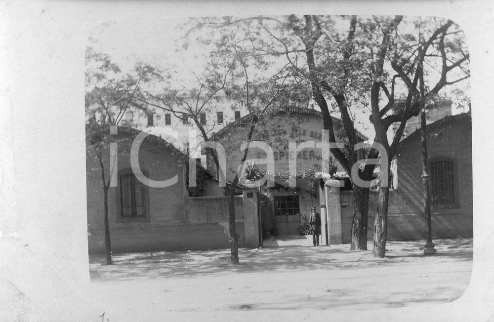 1915 ROMA Fratelli Spierer Pile Elettriche *Facciata stabilimento viale Manzoni