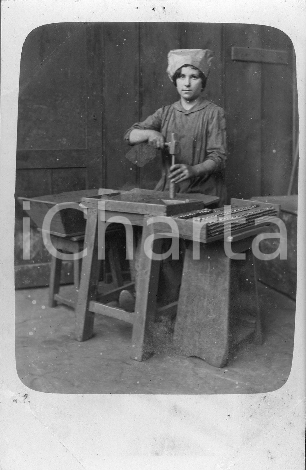 1915 ROMA Fratelli Spierer Pile Elettriche *L'operaia AGATA MARTORELLI