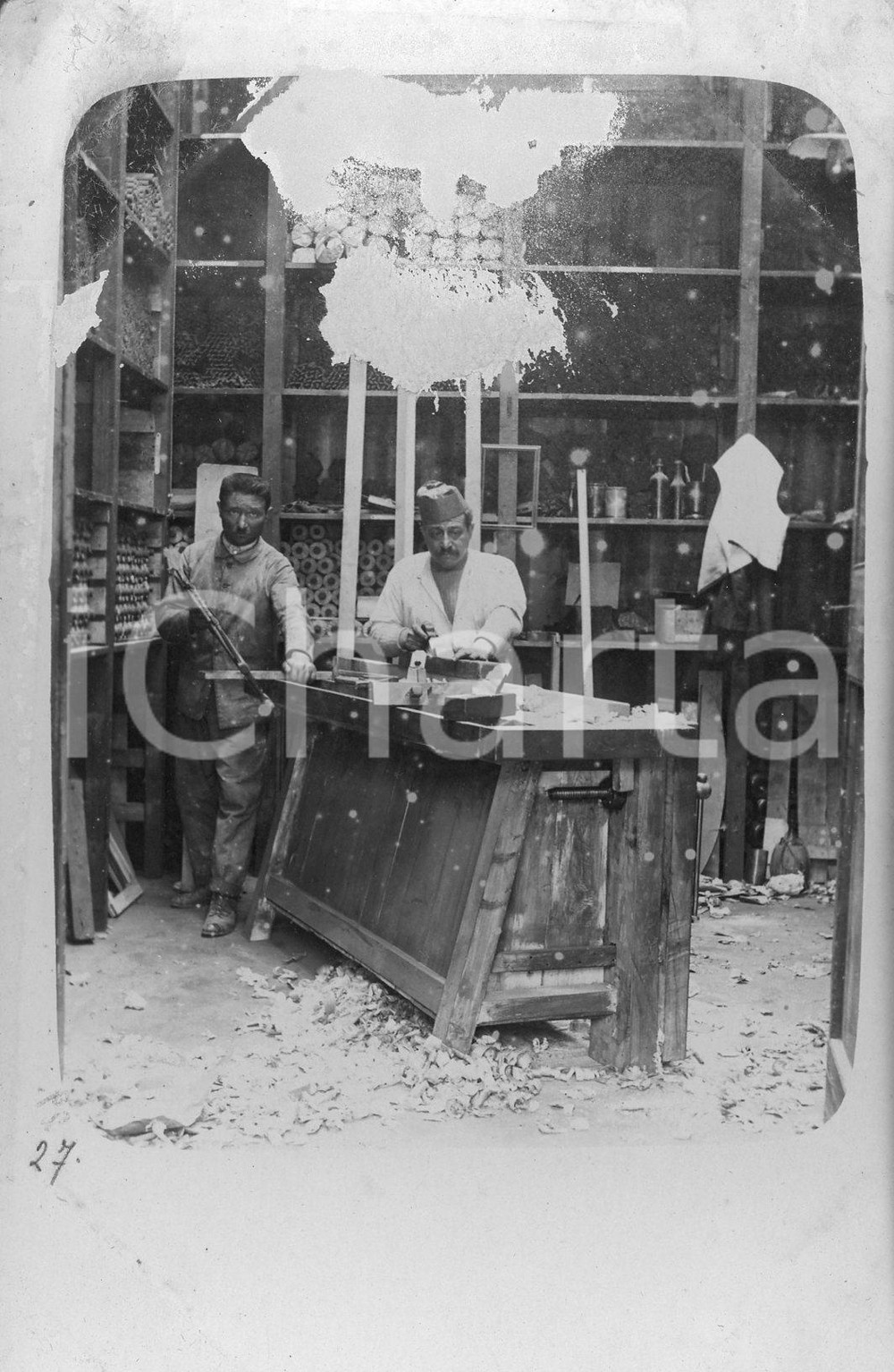 1915 ROMA Fratelli Spierer Pile Elettriche *I falegnami GRAVI DANNI LEGGASI BENE