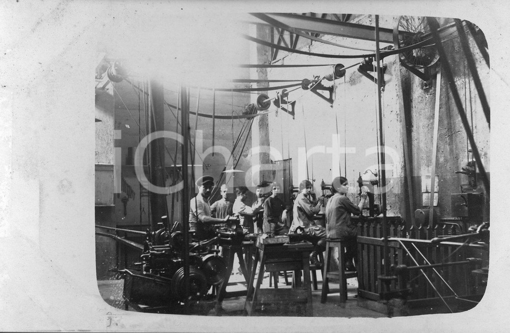 1915 ROMA Fratelli Spierer Pile Elettriche *Dettaglio sala macchine