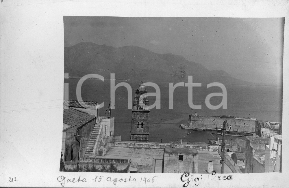 1906 GAETA Veduta generale verso il mare *Fotocartolina