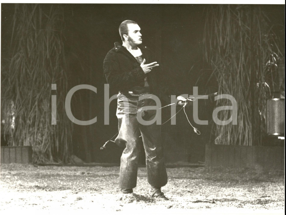 1985 ca FRANCE Teatro equestre ZINGARO - BARTABAS in scena *Foto 24x18