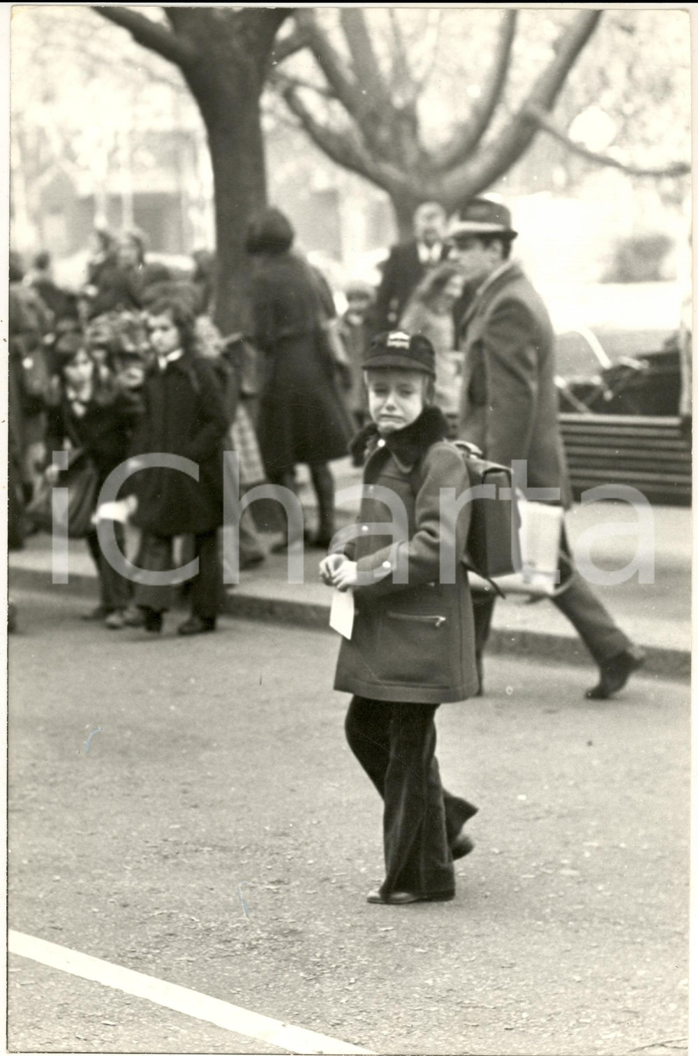 1975 ca GOSSIP MILANO Gianluca GUIDI bambino in lacrime (2) - Foto 20x30 cm