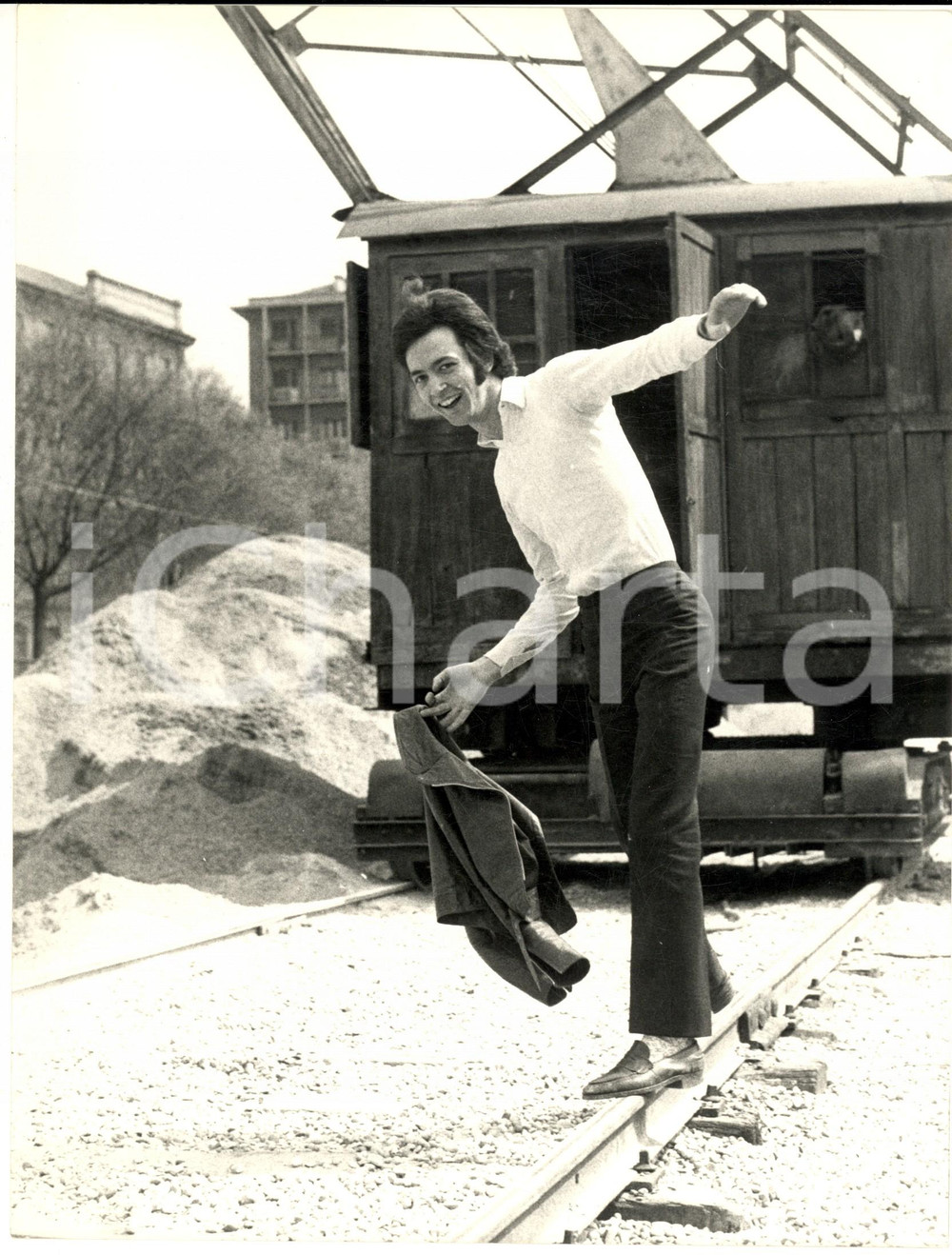1970 ca COSTUME I GIGANTI Ritratto del musicista Checco MARSELLA - Foto 21x28 cm Fotografia d'epoca. CONDIZIONI: GFORMATO: 21x28 cm      originale e autentica 1