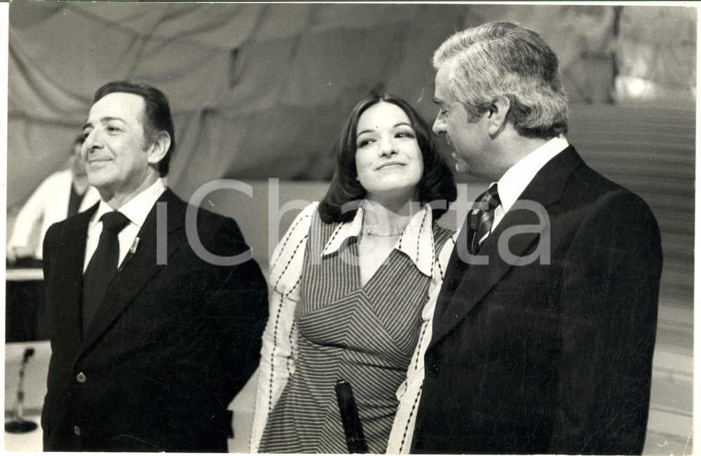 1976 RAI "Ma che scherziamo?" Gianni AGUS Elisabetta VIVIANI Raffaele PISU Foto