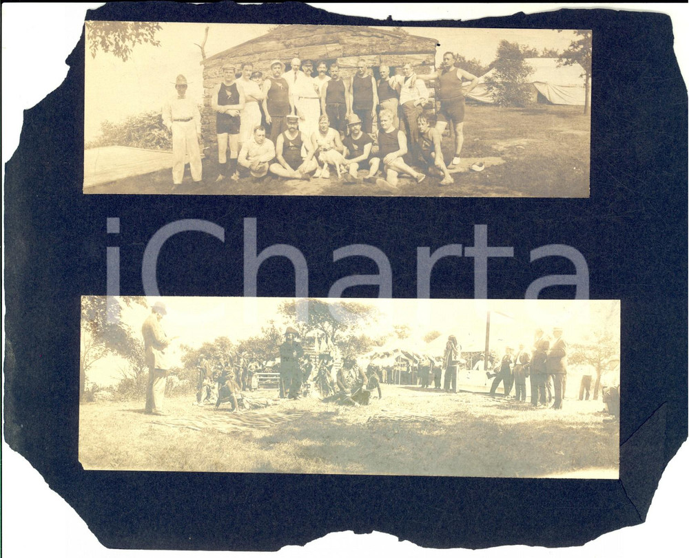 1890 ca USA Fiera in costume storico - Indiani e pirati - Canottieri *Foto RARE