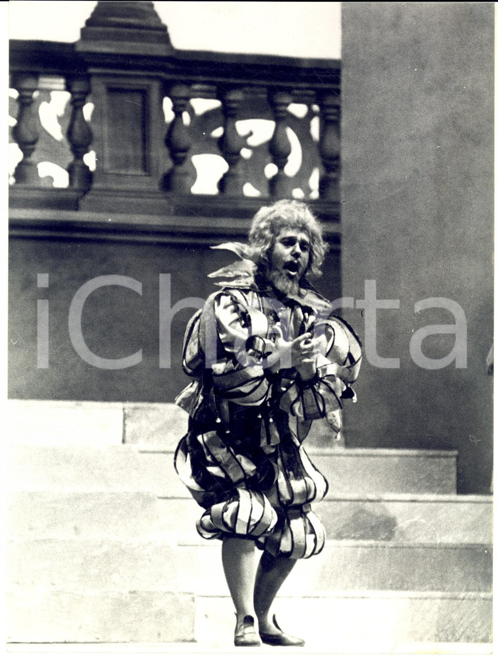 1979 MANTOVA Opera "Rigoletto" - Baritono Juan GALINDO in scena - Foto