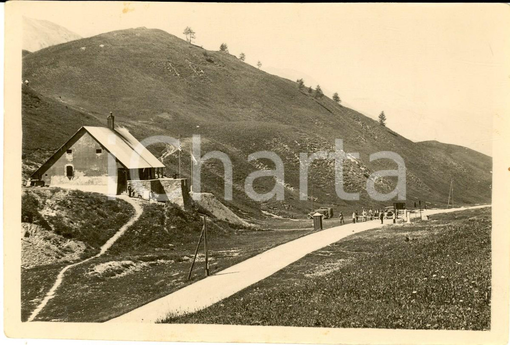 1920 ca ARGENTERA (CN) Confine ITALIA-FRANCIA - Veduta ANIMATA - Foto RARA 15x10 Fotografia d'epoca. CONDIZIONI: G      originale e autentica 1