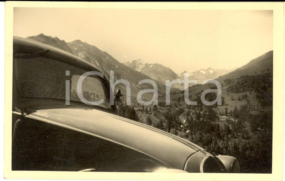 1940 ca LOMBARDIA Auto trasporto POSTA MILITARE - Foto cartolina ARTISTICA
