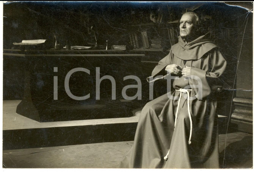 Fotografia d epoca originale 1961 MILANO TEATRO Il cardinale di Spagna  Renzo RICCI Foto DANNEGGIATA 1