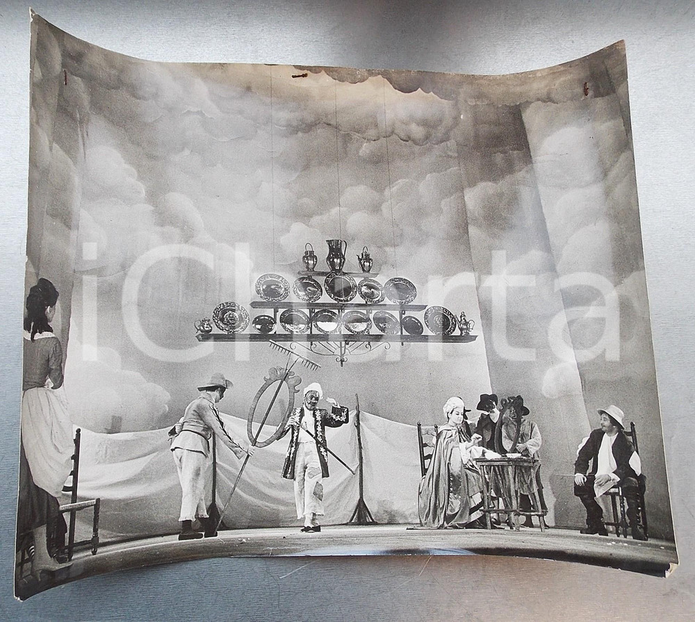 1961 PAVIA Teatro FRASCHINI "La cameriera brillante" - Foto DANNEGGIATA 30x24
