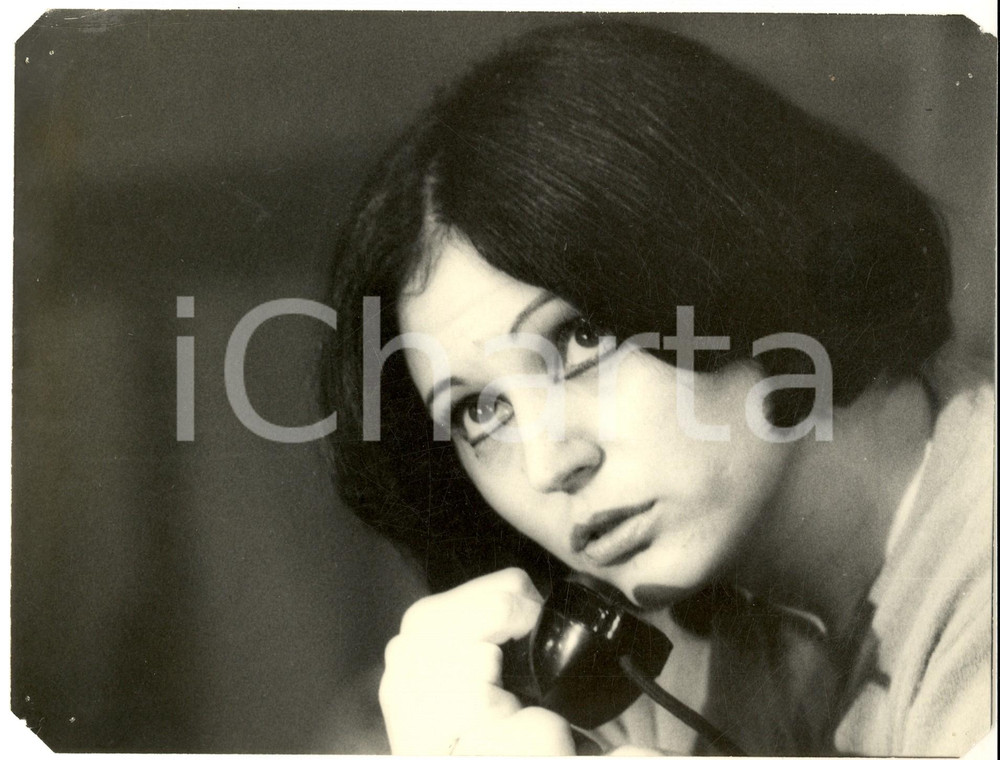 1967  ROMA Teatro delle Muse "La segretaria" Claudia GIANNOTTI al telefono *Foto