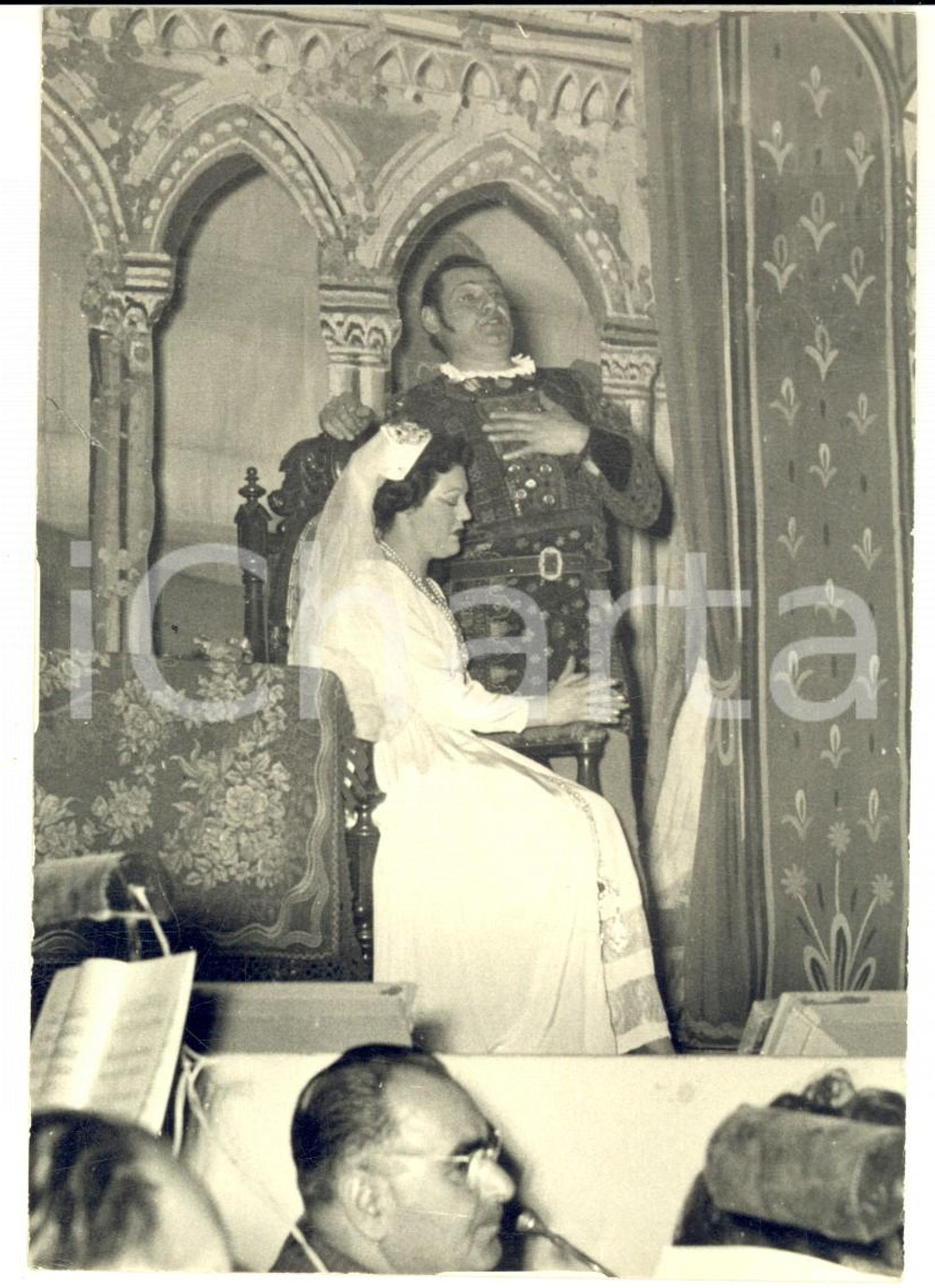 1955 CARAVAGGIO (BG) LIRICA "Il trovatore" - Attori in scena - Foto 10x15 cm Fotografia d'epoca.CONDIZIONI: G FORMATO: 10x15 cm   originale e autentica 1