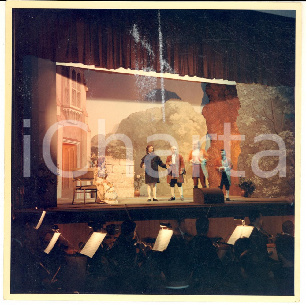 Fotografia d epoca originale 1970 ca MAGENTA Teatro Lirico  Stagione di prosa Foto DANNEGGIATA 20x20 1