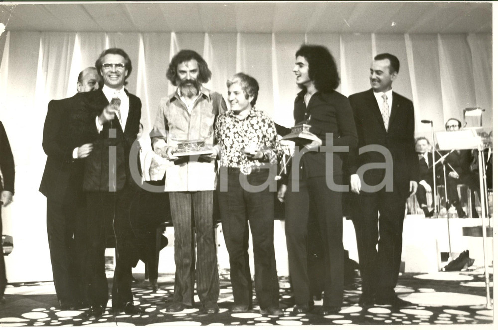 1970 VENEZIA Mostra di Musica Leggera - Vincitori Georges MOUSTAKI e DONATELLO