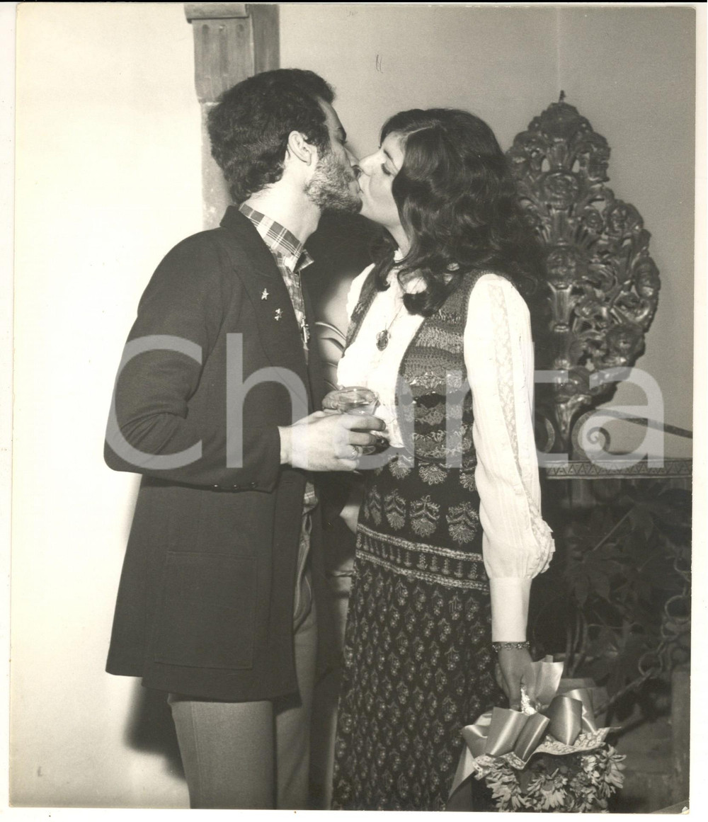 1970 ca COSTUME ITALIA Nozze del cantante DONATELLO (1) - Foto 21x24 cm