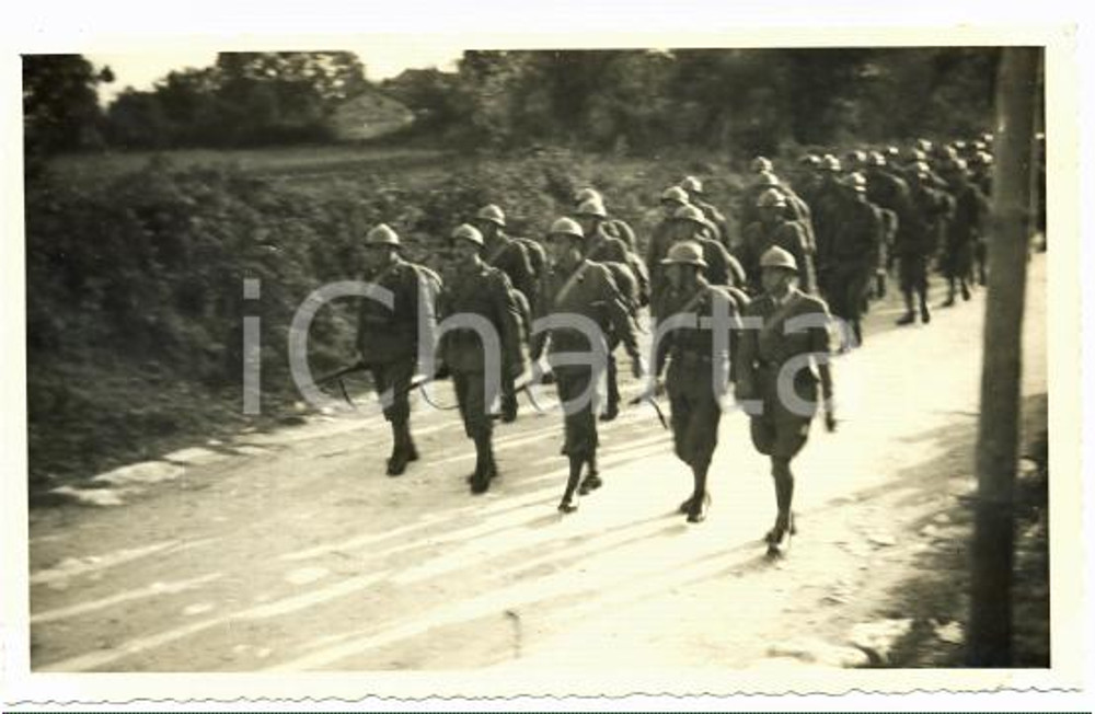 1941 WW2 ISTRIA - SISSANO 412° bis Battaglione Costiero in marcia I° annuale (2)