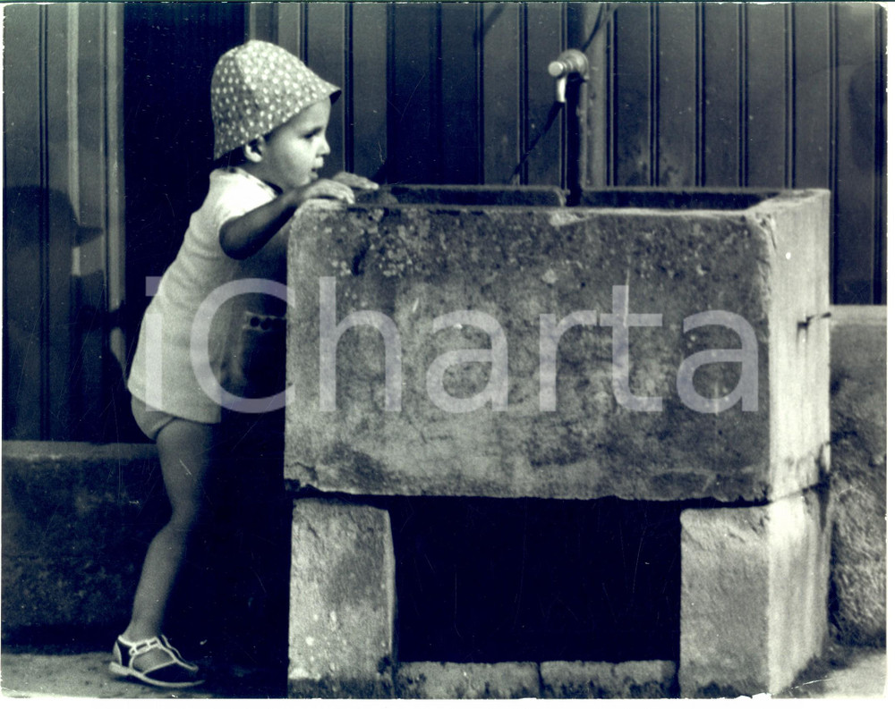 1972 COSTUME Ritratto di Rosalinda CELENTANO bambina - Foto 27x21 cm