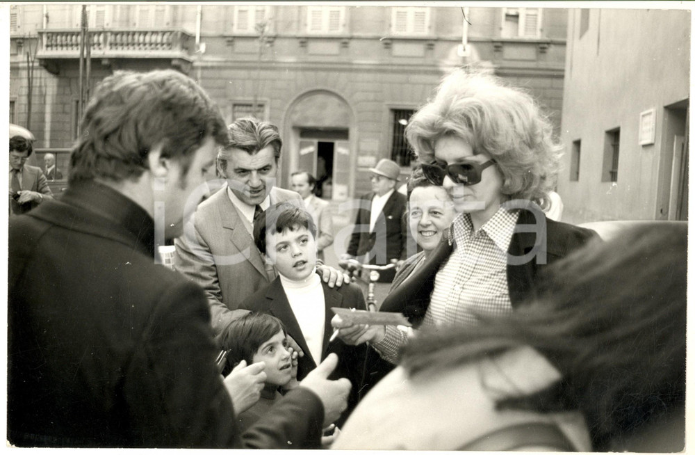 1973 PARMA TEATRO REGIO Iva ZANICCHI compra biglietto lotteria - Foto 30x20