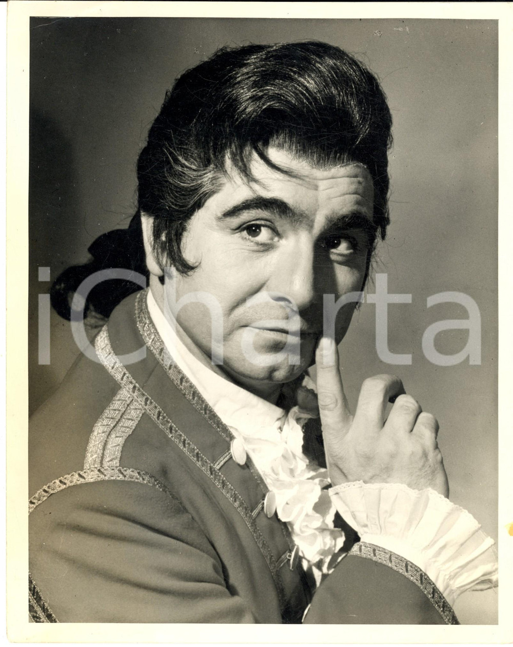 1970 ca LIRICA Cantante Geraint EVANS nel ruolo di Figaro - Foto 20x25 cm