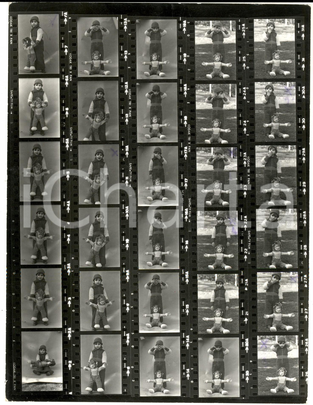 1973 COSTUME Ritratti Benedetta MAZZINI CROCCO bambina - Foto 30 provini