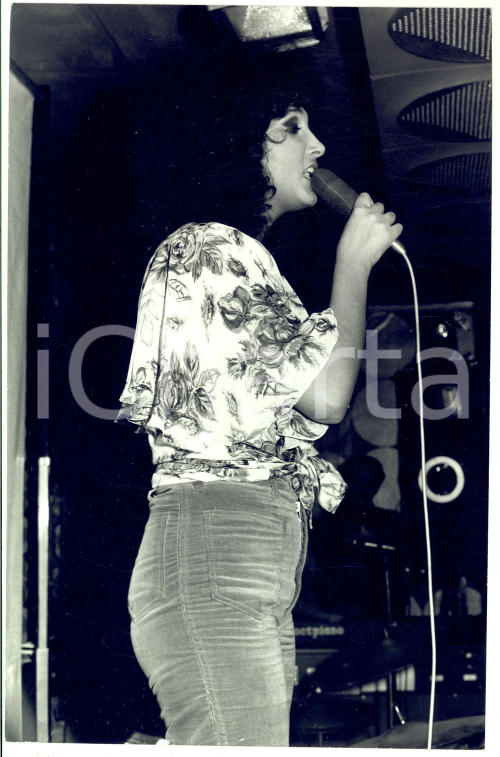 1970 ca COSTUME ITALIA Marcella BELLA in concerto (1) - Foto 20x30 cm
