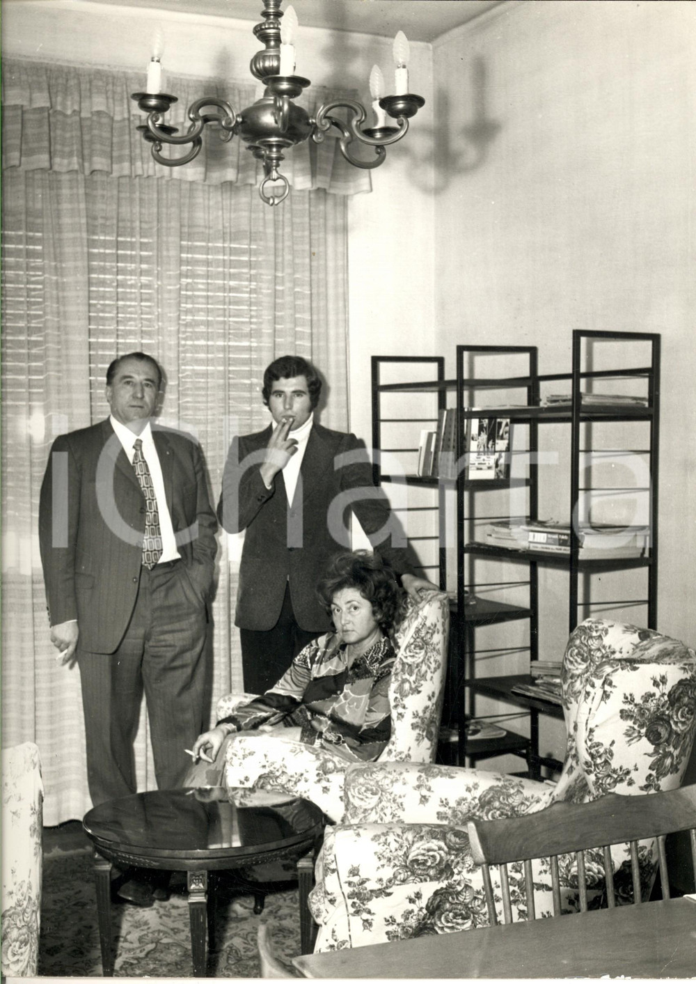 1971 TORINO JUVENTUS Allenatore Cestmir VYCPALEK in famiglia (1) *Foto 24x30