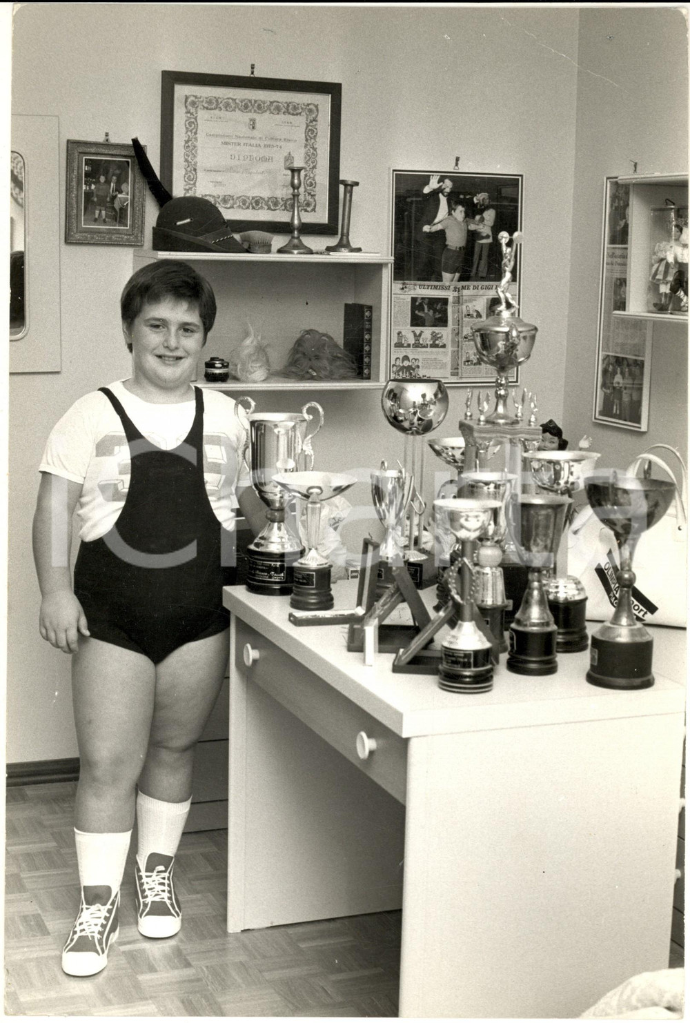1974 PIACENZA Marco MAGISTRATI campione sollevamento pesi a 8 anni (4) Foto