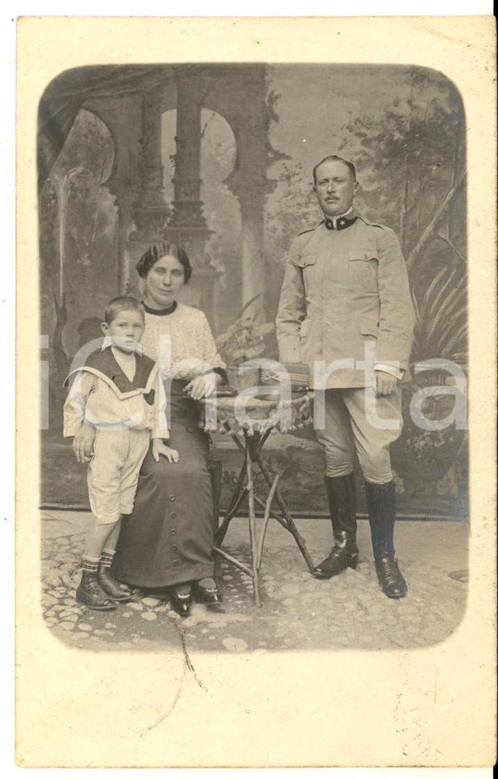 1913 VIGEVANO Famiglia SCHELLINO - SARDI - Ritratto *Foto cartolina MOSCONI