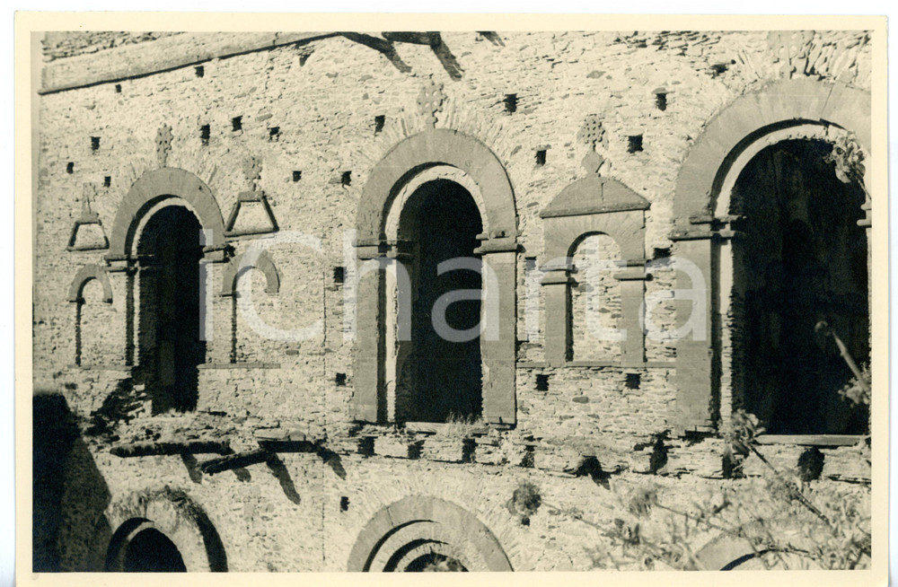 1940 ca GONDAR (ETIOPIA) Fortezza FASIL GHEBBI - Particolare della facciata Fotografia d'epoca. FORMATO: 28x18 cm CONDIZIONI: G    originale e autentica 1