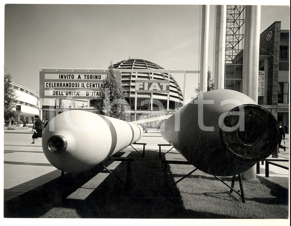 1961 MILANO Fiera Campionaria - Stand FIAT - Città di TORINO *Foto 24x18 cm