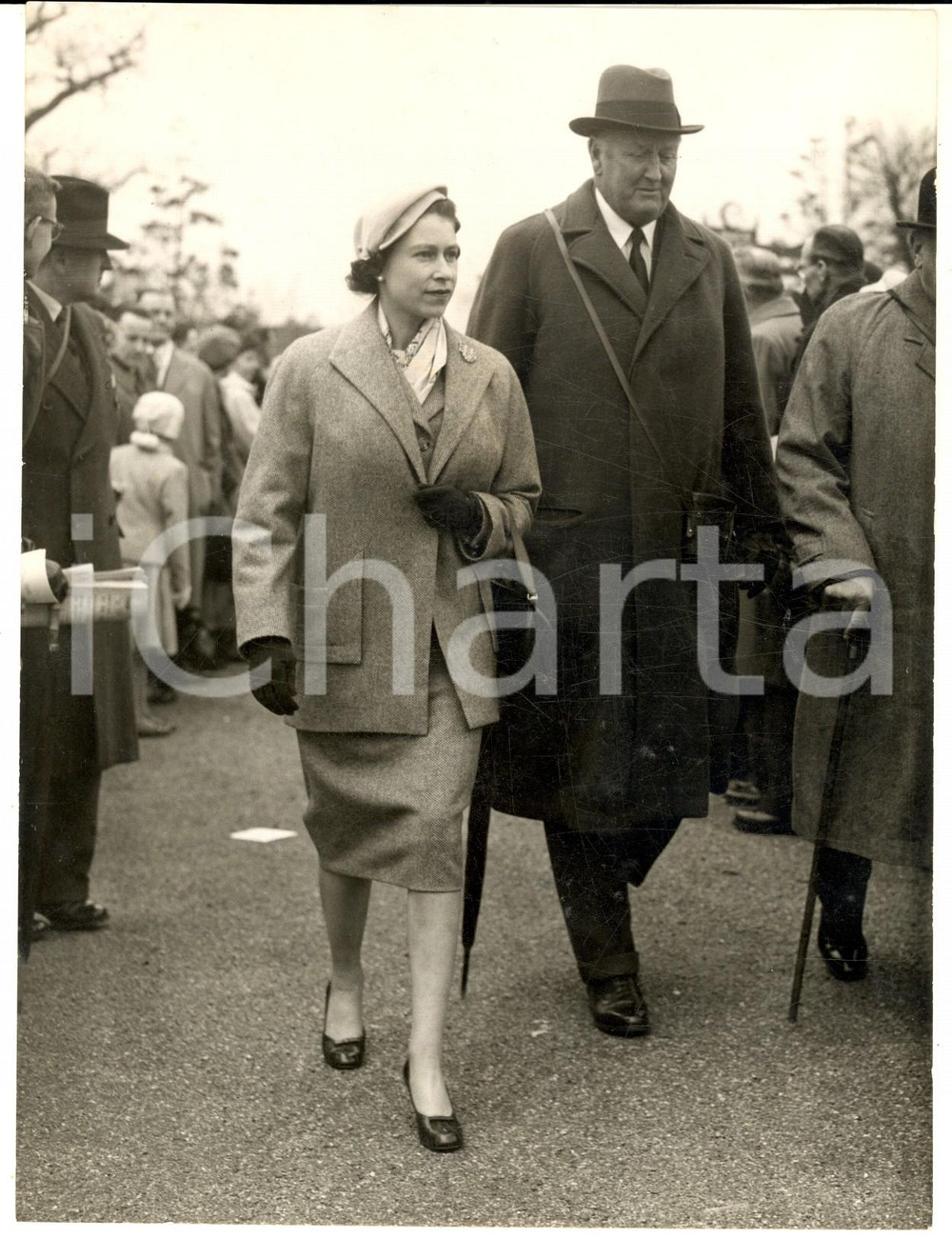 1958 KEMPTON PARK 2,000 GUINEAS TRIAL - Queen Elizabeth - Captain BOYD-ROCHFORT