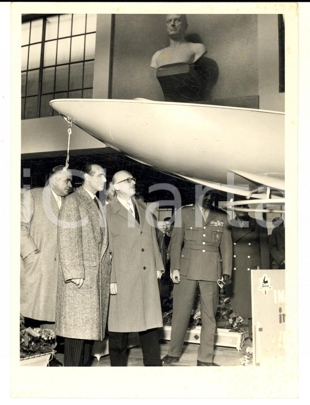 1955 TORINO Mostra Ciclo e Motociclo Amedeo PEYRON all'inaugurazione - Foto 