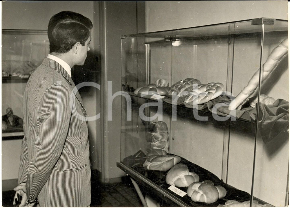 1953 TORINO Galleria "La Bussola" - Mostra di pane ligure e pugliese *Foto 18x13