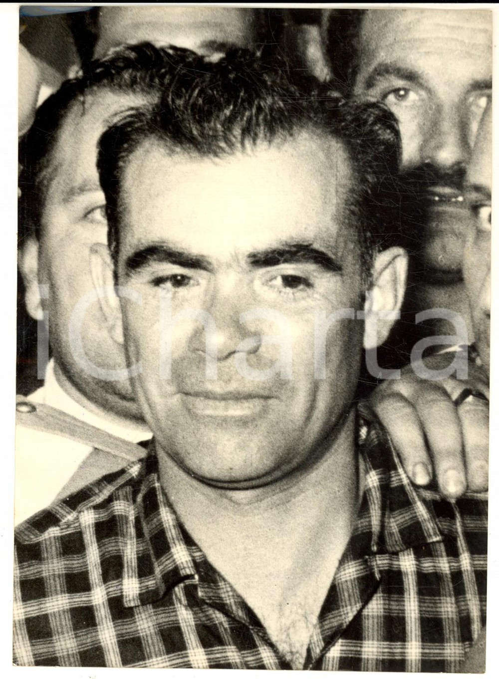 1954 TOLFA (RM) Il bandito sardo Luigi DEIANA catturato *Foto 13x18 cm