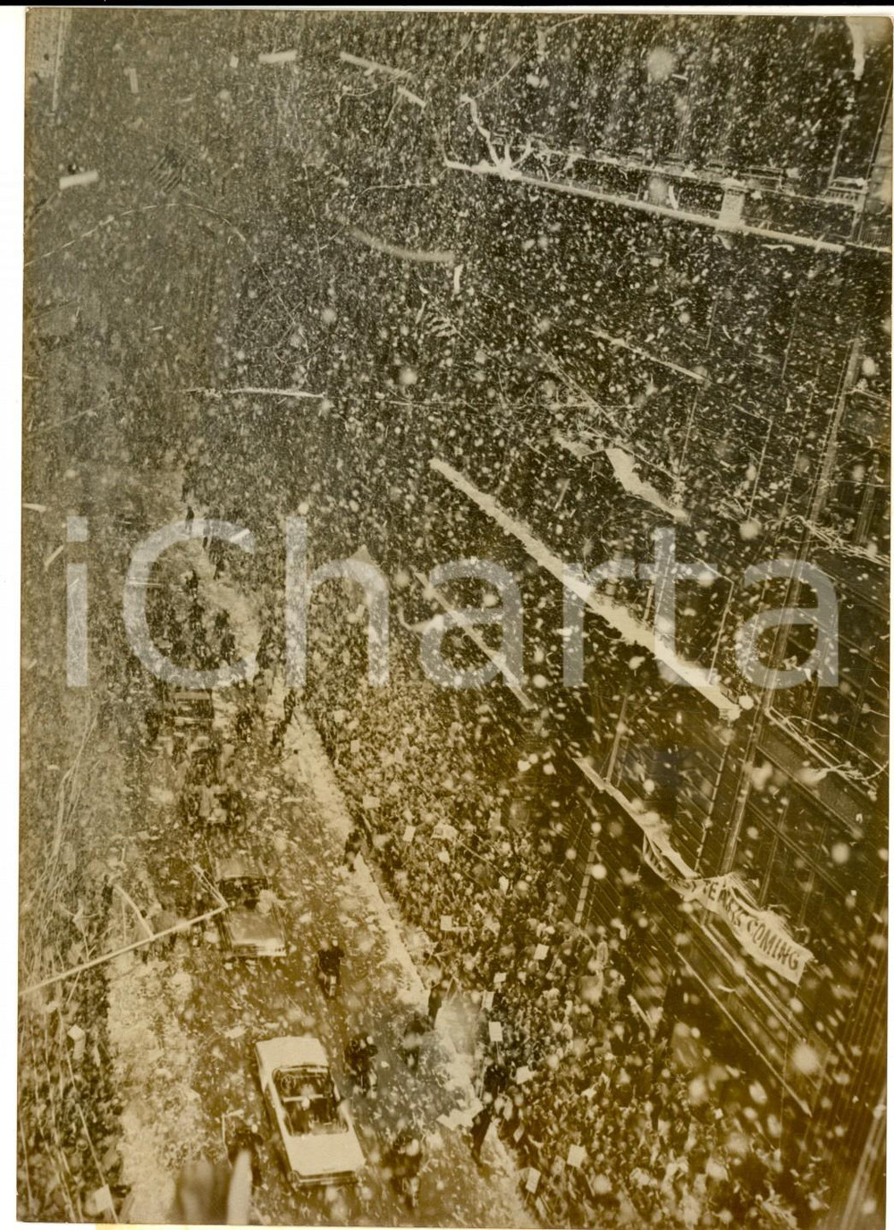 1960 NEW YORK Accoglienza per Richard NIXON in campagna elettorale *Foto 13x18