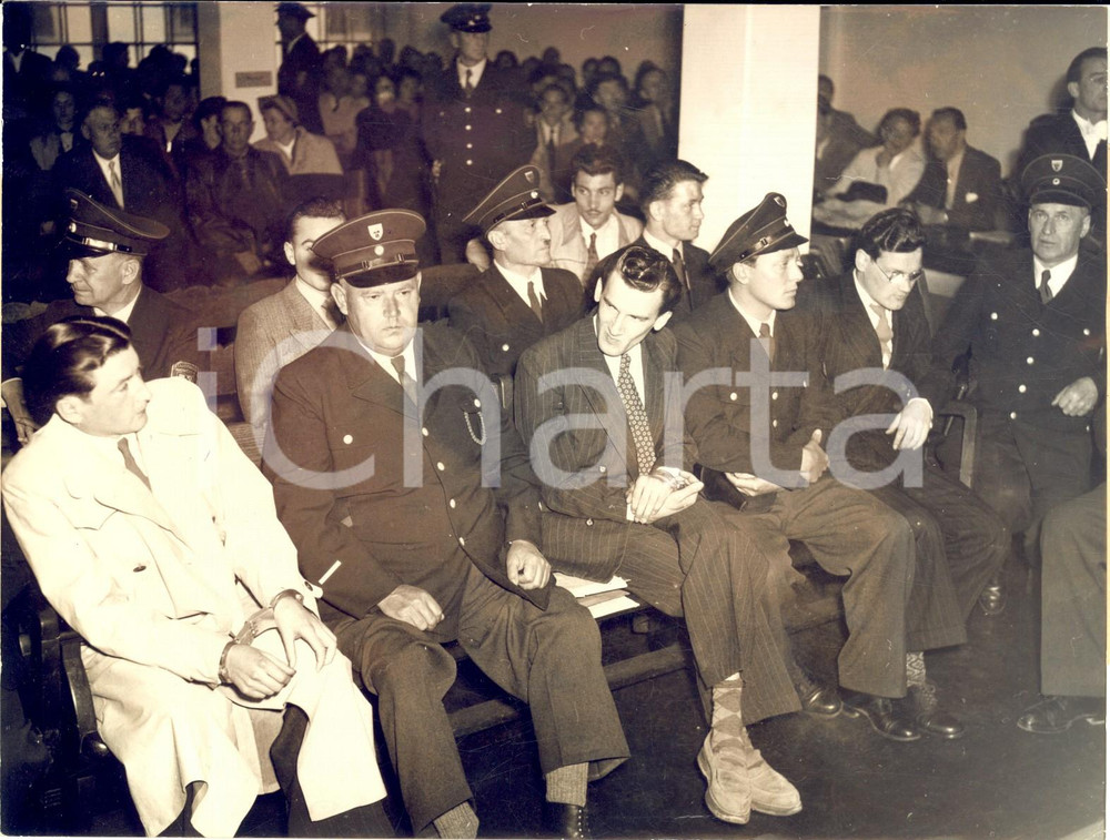 1953 MUNICH Trial against the PANTHER-GANG - Hugo WERNER *Photo 20x15 cm 