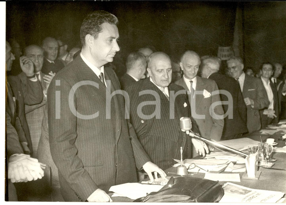 1959 FIRENZE Congresso DC - Aldo MORO Attilio PICCIONI Antonio SEGNI - Foto