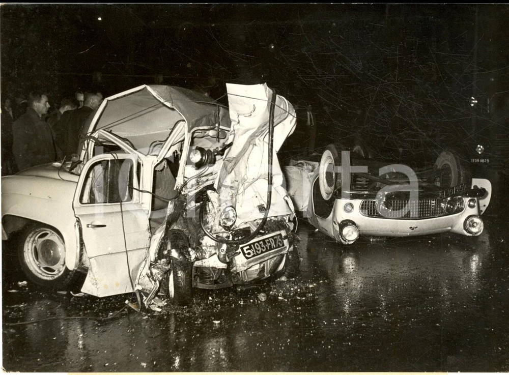 1957 CHARENTON Terrible collision avec morts et blessés - Photo 18x13 cm