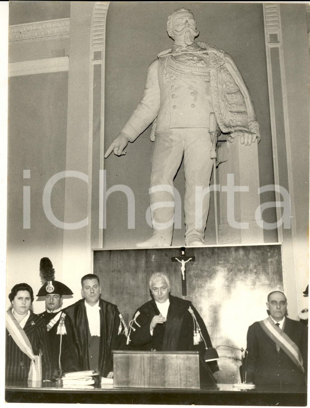 1955 ca S. MARIA CAPUA VETERE Processo alla mafia - Prisco PALMIERI *Foto