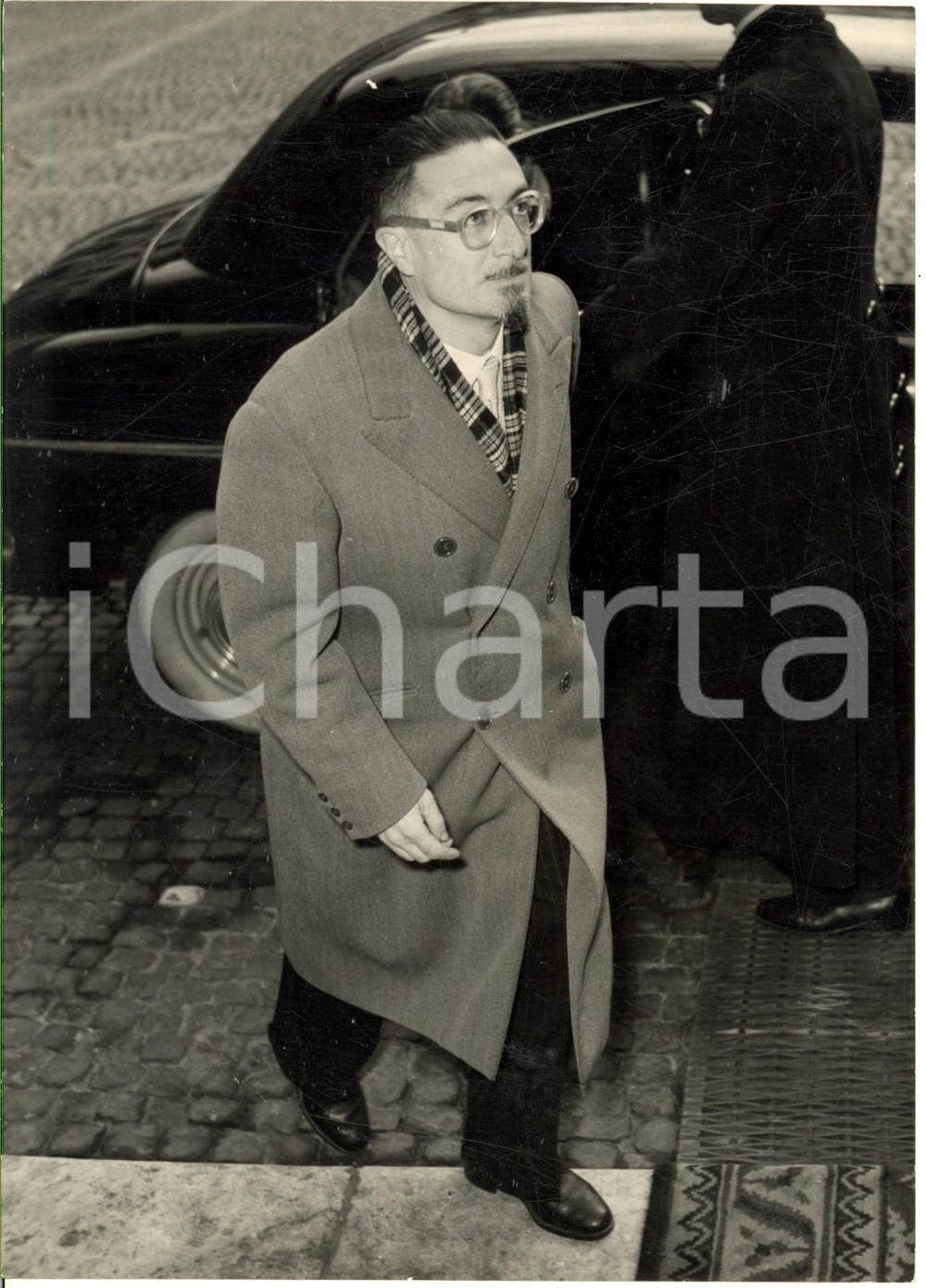 1954 ROMA Crisi di governo - Giovanni ROBERTI al Quirinale per il MSI *Foto 
