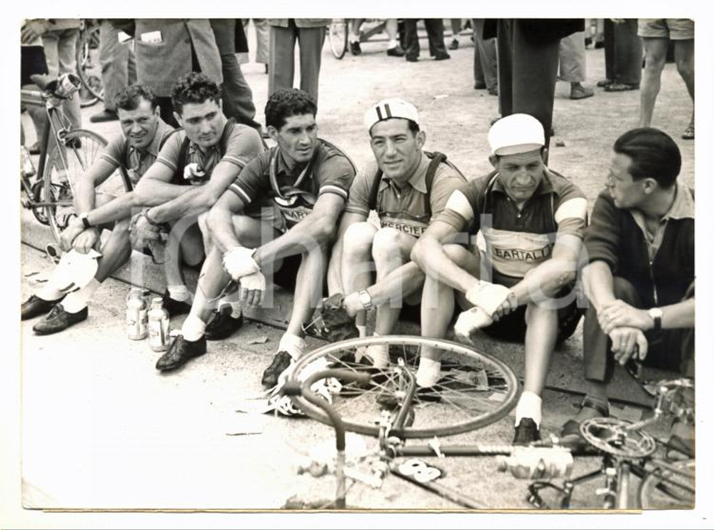 1953 TOUR DE FRANCE Gino BARTALI Nello LAUREDI Bernard GAUTHIER Raoul REMY *Foto