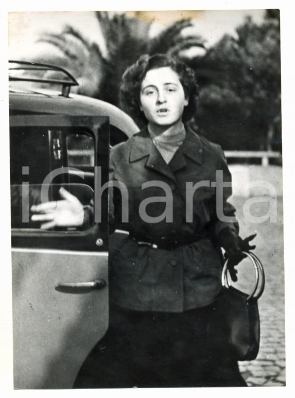 Fotografia d epoca originale 1954 ROMA  CASO MONTESI Ritratto di Adriana BISACCIA Foto 13x18 cm 1