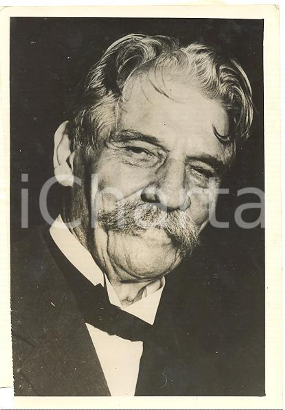 Fotografia d epoca originale 1953 NOBEL PEACE PRIZE Portrait of Albert SCHWEITZER Photo 10x15 cm 1