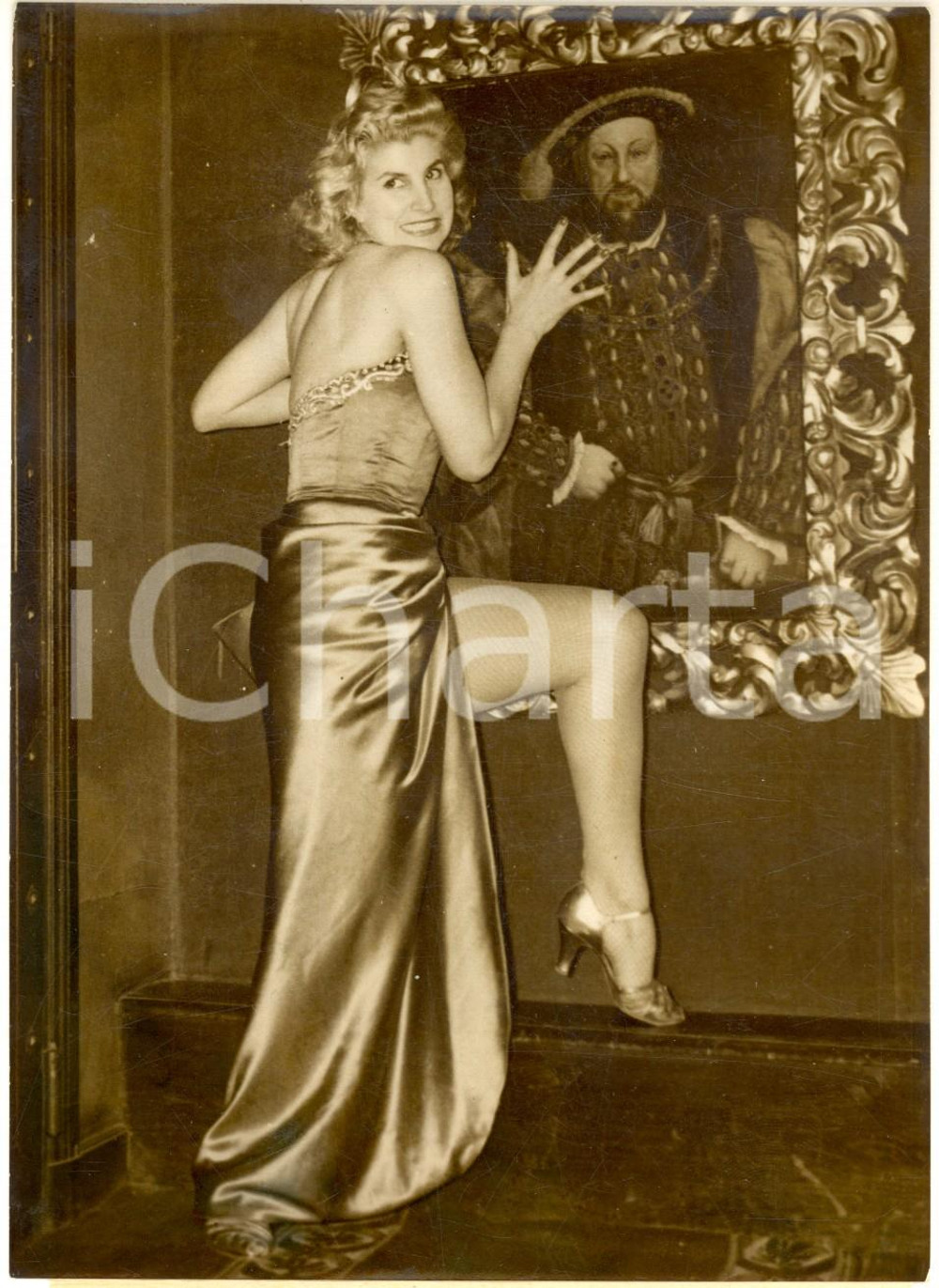 1956 PARIS Opérette "A la Jamaique" Gisèle ROBERT en tenue de scène *Photo