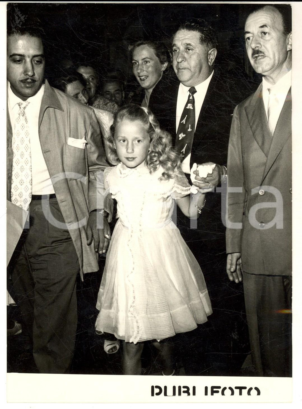 1954 ROMA  "La corda d'acciaio" - Protagonista Brigitte FOSSEY alla prima *Foto