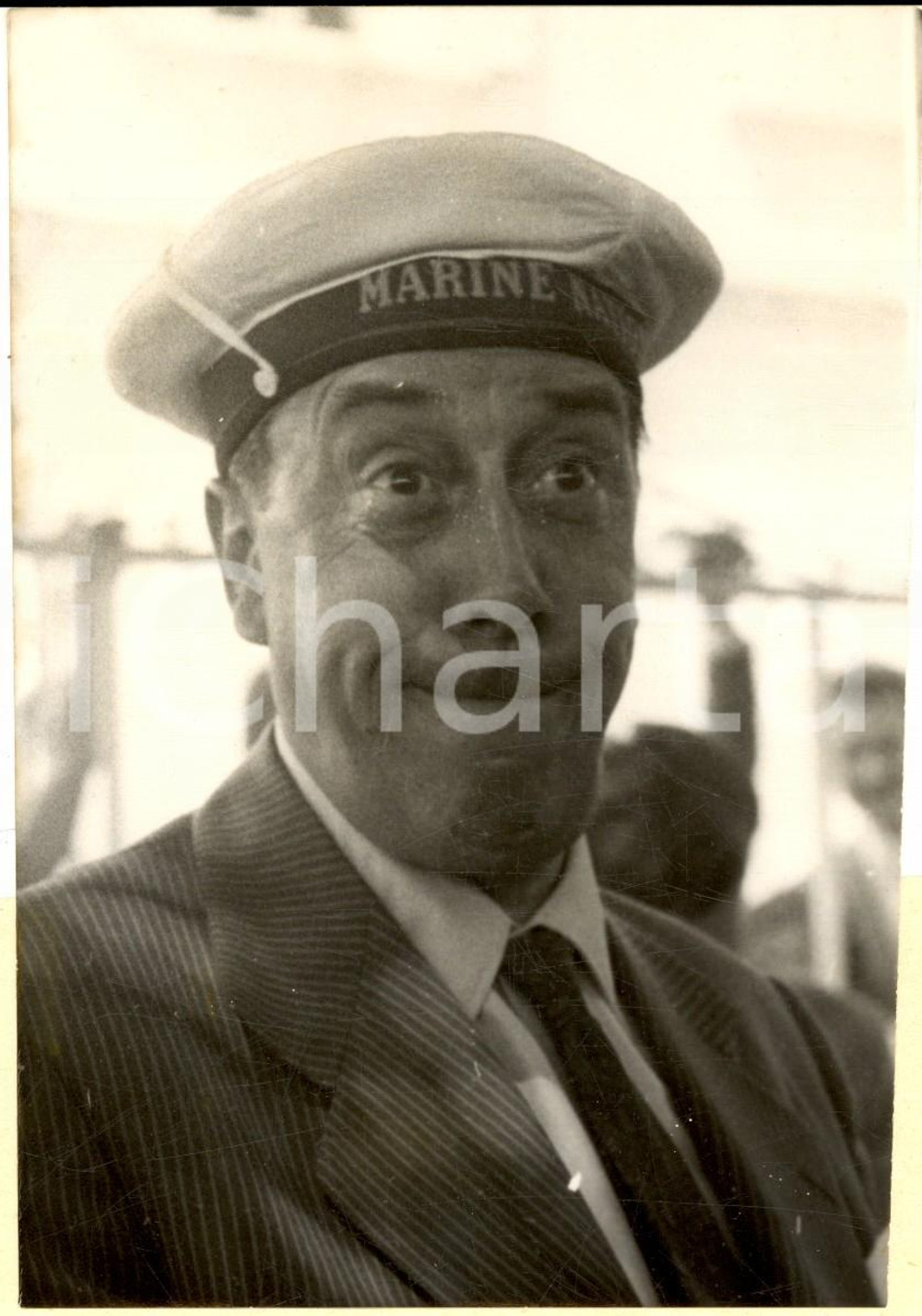 1956 FESTIVAL DI CANNES - FERNANDEL al party per "Don Juan" - Foto 10x15 cm