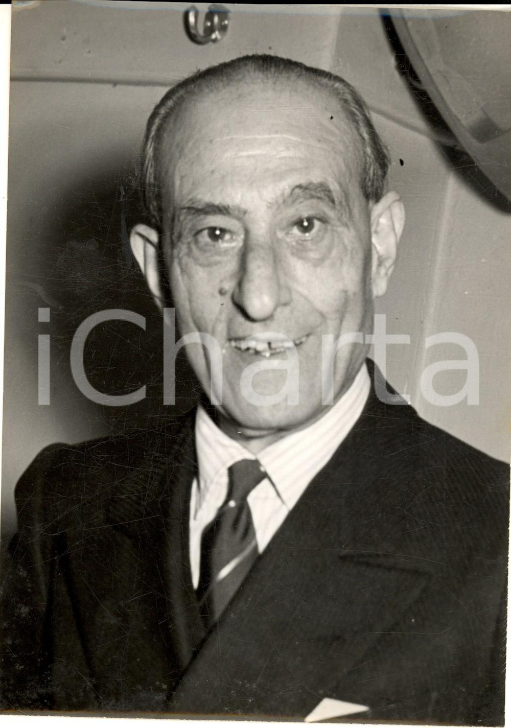 1956 ROMA Ritratto dell'attore Luigi ALMIRANTE *Fotografia 13x18 cm