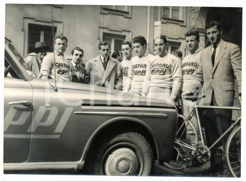 1956 TORINO Palazzo Carpano - Fausto COPPI presenta squadra CARPANO - COPPI